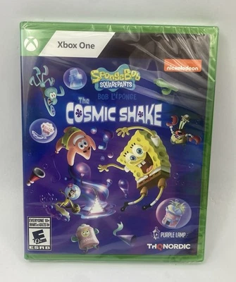 SpongeBob SquarePants Cosmic Shake for Xbox One Factory Sealed New Ships Fast - Image 1 of 2