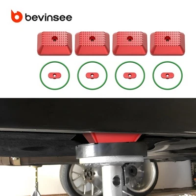 Juego de almohadillas de gato de aluminio rojas para BMW serie 1 2 3 4 5 6 7 para Toyota Supra A90 Foto 1 de 4