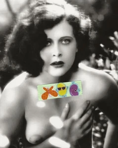 Foto 8x10 Hedy Lamarr bastante sexy estrella de cine foto pin-up, 1932 - Imagen 1 de 1