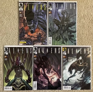 Aliens #1-4 +FCBD Complete Series Set 2009 Dark Horse Comics Lot Rare HTF - Picture 1 of 6