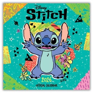 2026 Disney Stitch Square Calendar – Official Product – Multi-Language - Picture 1 of 7
