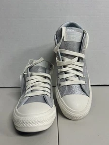 NEU Converse Chuck Taylor All Star Mid Top Madison W Gr. 7 Silber Metallic Neu im Karton - Bild 1 von 10