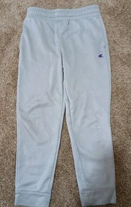 Champion Gray Sweatpants Fleece Joggers Youth Size Medium 10/12 Sweatpants Track - Picture 1 of 4