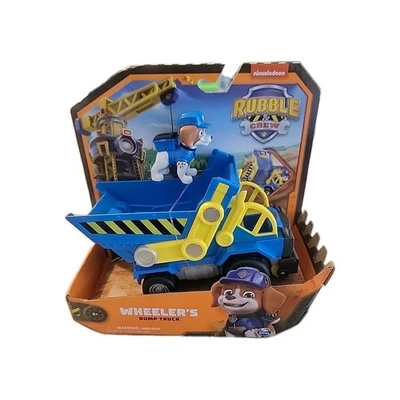 Camión de volteo de escombros y tripulación Paw Patrol vehículo de juguete de plástico y perro Foto 1 de 4