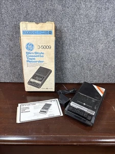 GE~Slim Style Cassette Tape Recorder~3-5009~IOB - Picture 1 of 5