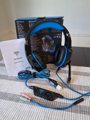 BENGOO G9000 Stereo Gaming Headset for PS4, PC, Xbox One Controller  - Image 1 of 4