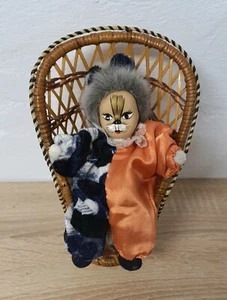 Künstlerpuppe Porzellanpuppe Doll Clown 17 cm Sammler - Bild 1 von 10