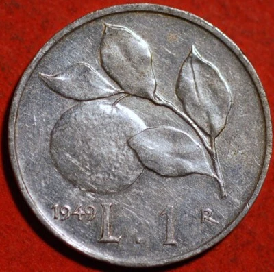 Italy 1 Lira 1949 KM# 87 - Image 1 of 2