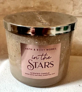 Bath & Body Works In The Stars Candle Large 3 WICK 14.5 oz NEW APRIL - Picture 1 of 5