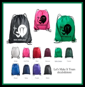 PENNYWISE IT BALLOON PERSONALIZED NAME CUSTOM DRAWSTRING BACKPACK GIFT BAG - Picture 1 of 1