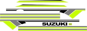 SUZUKI SAMURAI DECALS LINES STICKERS CALCOMANIAS GRAFICAS GREEN GRAY & BLACK 3M - Bild 1 von 1