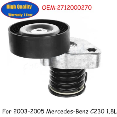 Belt Tensioner Assembly for 2003-2005 Mercedes-Benz C230 1.8L 2712000270 - Image 1 of 4