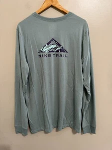 Nike Men's DRI-FIT Trail Hiking Running Long-Sleeve T-Shirt DM5425-013 Size S - Picture 1 of 6