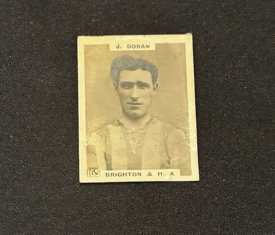 Pinnace Footballers 1922 Set-Break #165 Jack Doran buen pliegue RARO Foto 1 de 2