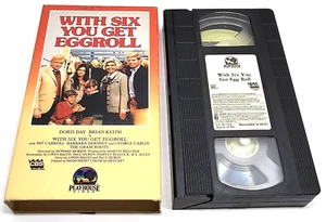 With Six You Get Eggroll VHS 1985 Playhouse Video George Carlin - Picture 1 of 14