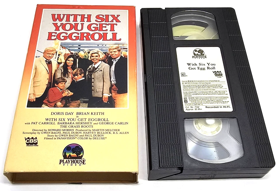 With Six You Get Eggroll VHS 1985 Playhouse Video George Carlin - Image 1 of 4