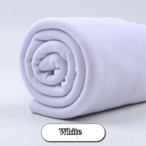 Cotton Knitted Fabric Stretchy Sweater Arms Cuff Leg Rib DIY 7'' Length Sew Trim - Picture 1 of 21