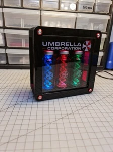 Resident Evil Umbrella Corporation Lighted 3 Vial Display Set - Picture 1 of 3