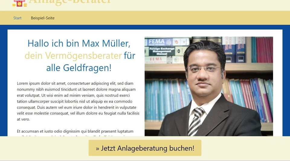 Eigene Website erstellen lassen und selbst bedienen können |  Internetseite - Bild 1 von 1