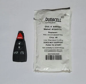 SOLAMENTE MANGA DE GOMA para llave remota de entrada sin llave Duracell 44581 FBK017H - Imagen 1 de 2