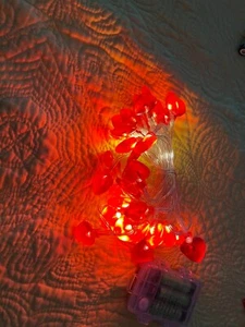 You Choose! Valentines Day Holographic / Mini Light Heart Sets Electric /Battery - Picture 1 of 20