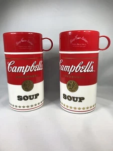 Vtg Campbell's Soup Can-Tainer Insulated Hot Food Plastic Thermos Container 1998 - Picture 1 of 8