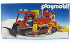 PLAYMOBIL 3469 Pistenwalze Pistenraupe in OVP Box 1984 Skifahrer Schneemobil