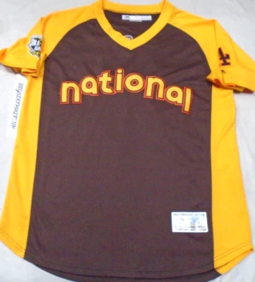 National League Majestic Cool Base Seager LA Dodgers MLB 2016 All Star Game XL - Image 1 of 2