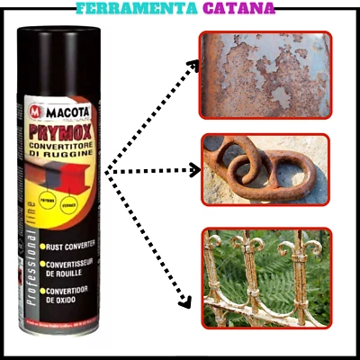 convertitore di ruggine spray antiruggine rimuovi sciogli togli convertiruggine - Immagine 1 di 2