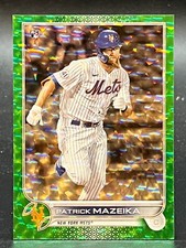 2022 Topps #166 Patrick Mazeika Mets RC Green /499