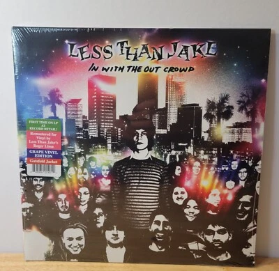 Less Than Jake In With The Out Crowd Sealed Sire Records Purple Vinyl Punk LP - Image 1 of 4
