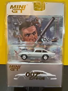 1/64 MINI GT ASTON MARTIN DB5 JAMES BOND OO7 THUNDERBALL SILVER JAPANESE - Picture 1 of 2