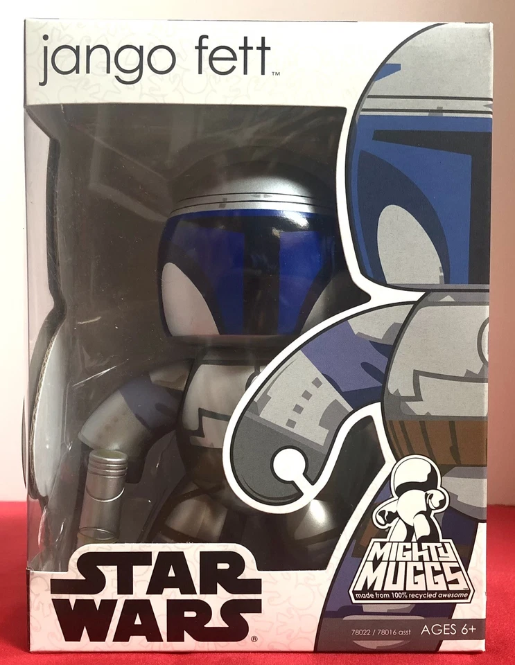 Star Wars, JANGO FETT, 2008, Mighty Muggs.  Casi nuevo. Foto 1 de 4