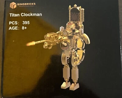 Clockman Robot for Game Action Figure Collection Building Bricks Gift - Image 1 of 2