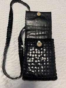 Bolso bandolera vintage de malla de metal negro de Marlo - Imagen 1 de 9