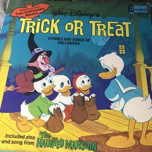 Walt Disney Truck Or Treat Haunted Mansion Halloween Record 1974 Disney 1358 - Picture 1 of 5