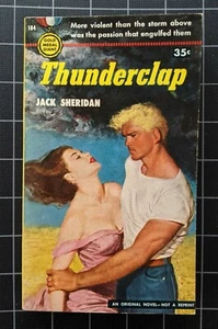 Thunderclap Jack Sheridan 1951 Gold Medal Vintage Paperback Pulp Fiction GGA - Imagen 1 de 3