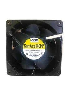 Sanyo SanAce 140W DC 24V 0.6A Fan 9WB1424H501 - Brand New - Afbeelding 1 van 8