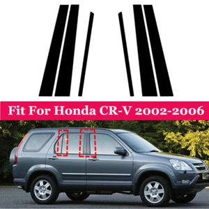 Satz Fenster Säulen Pfosten Türverkleidung Abdeckung passend für Honda CR-V 2002-2006 - Bild 1 von 12
