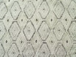 "TELA TAPICERÍA DE ALGODÓN GEOMÉTRICO RICHLOOM PLATINUM RICOCHET SAHARA 25""X25" - Imagen 1 de 7