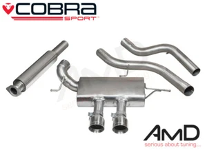 Cobra Sport Focus ST250 3.0" Cat Back Exhaust System Resonated FD45 - Picture 1 of 3