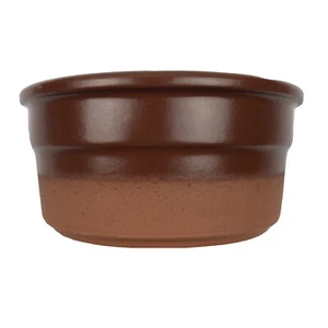 Cermer Terra Cotta Brown Ramekin Freezer Oven Microwave Safe - Picture 1 of 5
