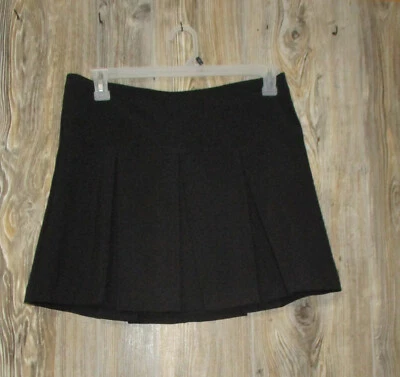 Minifalda plisada negra para jóvenes talla 9 envolvente nueva con etiquetas niña escolar gótica Y2K Academia Foto 1 de 4