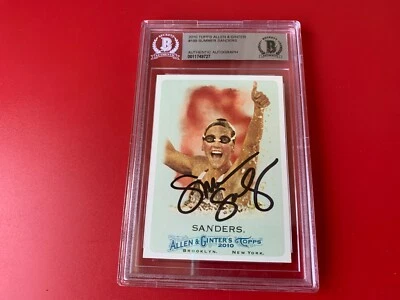 Summer Sanders Swimming 2010 Topps Olympic Team Signed Auto Beckett BAS Slabbed - Image 1 of 2