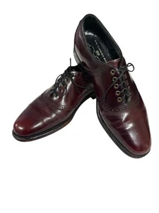 Vtg Florsheim Royal Imperial Mens Dress Shoes Merlo Oxford Leather Sz 8D - Picture 1 of 12