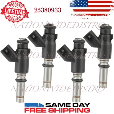 4x Inyectores de combustible Delphi OEM para Chevrolet Aveo Aveo5 2009-2011 1,6 L I4 25380933 Foto 1 de 4