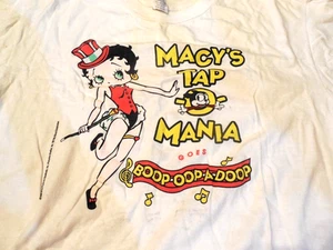 Camisa Betty Boop 1995 de colección talla XL Macys publicidad años 90 de colección Vecta Tap Mania - Imagen 1 de 12