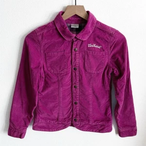 Carhartt Jacket Girls 12 Purple Embroidered Carhartt Spell Out Outdoor Flawed - Picture 1 of 22