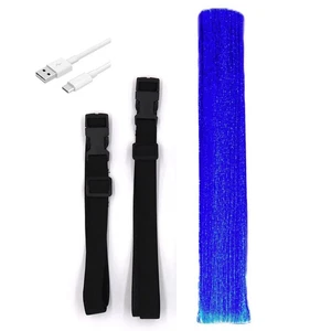 Led Optic Fiber Light Up Color Changing Fan Holster Leg Strap Glow Fan Bags R... - Picture 1 of 9