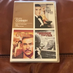 Sean Connery Collection DVD VIDEO MOVIES Never Say Never Again Cuba Bridge Too - Picture 1 of 4